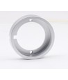 Aufbauring - Gebürsteter Stahl, passend für Reco und Cabi Möbelspots, Ø6,9 cm