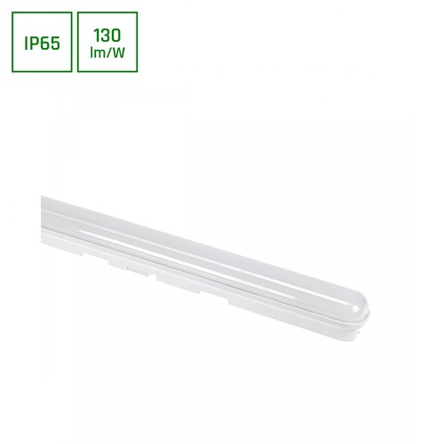 60cm 25W komplette LED Wannenleuchte - 120lm/W, IP65, 4000K, durchverdrahtet