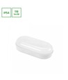 8W LED Technic Wandleuchte - IP54, IK10, oval, weiß, inkl. Leuchtmittel