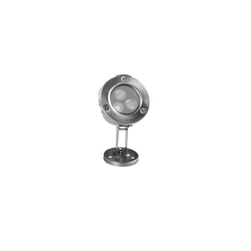 LEDlife Teich-/Pool-Spot - 3W, rund, Edelstahl, IP68, 24V AC/DC