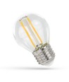 E27 1W LED Tropfenlampe - G45, Filament, Klarglas