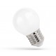 E27 1W LED Tropfenlampe - G45, mattiertes Glas