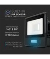 10W LED-Fluter - Samsung LED-Chip, Arbeitsleuchte, mit Sensor