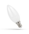 E14 1W LED Kerzenlampe - C35, Filament, mattiertes Glas