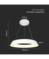 48W dimmbare LED-Designer-Kronleuchter - Weiß, weiches Licht, warmweiß