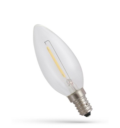 E14 1W LED-Lampe - C35, Kohlefaden, extra warmweiß, 1800K