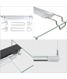 60 cm RGBW Wifi Aquariumleuchte - 16W LED, IP67