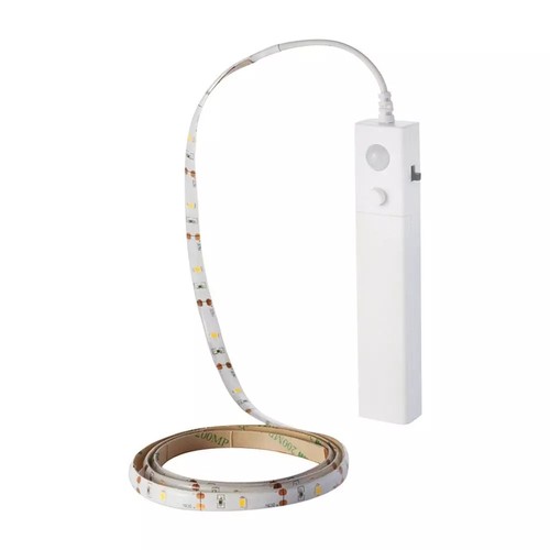 1m 2,4W/m spritzwassergeschützter LED-Streifen - 6V DC, IP65, PIR-Sensor, Batterie, 30 LEDs pro Meter