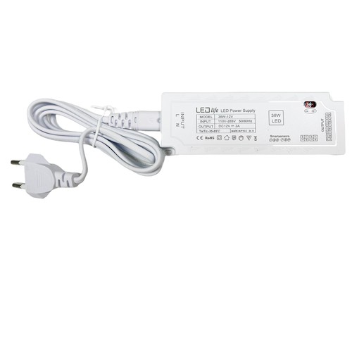 36W Möbelspot-Netzteil - Plug and Play, für Sono/Cabi/Reco, max. 6 Spots