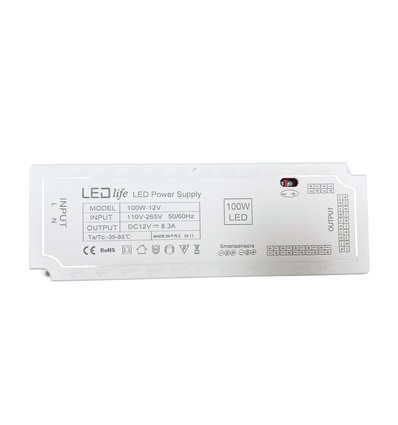 LEDlife Möbelspot Stromversorgung 100W - Für Sono, Cabi und Reco Möbelspot, max. 12 Spots