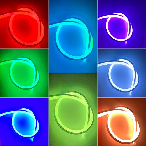 12W pro Meter RGB 16x16 Neon Flex LED - 230V, IP67