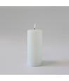 LED-Kerze 17,5cm, Schmelz-Optik, Flammeneffekt - Ø7,5cm