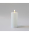 LED-Kerze 17,5cm, Schmelz-Optik, Flammeneffekt - Ø7,5cm