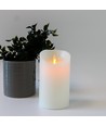 LED XL Kerze 17,5cm, Flammeneffekt, weiß - Ø10cm