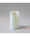LED XL Kerze 17,5cm, Flammeneffekt, weiß - Ø10cm