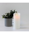 LED XL Kerze 22,5cm, Flammeneffekt, weiß - Ø10cm