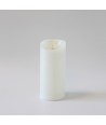 LED XL Kerze 22,5cm, Flammeneffekt, weiß - Ø10cm