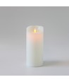 LED XL Kerze 22,5cm, Flammeneffekt, weiß - Ø10cm