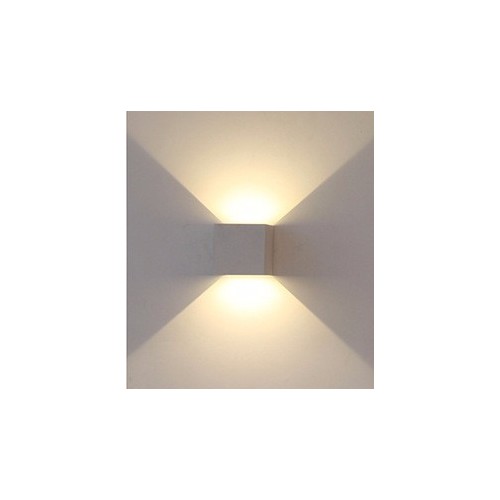 12W LED Wandleuchte - IP65 Außenbereich, grau, quadratisch, verstellbarer Abstrahlwinkel, inkl. Leuchtmittel