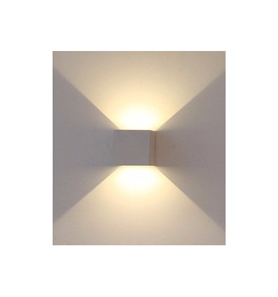 12W LED Wandleuchte - IP65 Außenbereich, grau, quadratisch, verstellbarer Abstrahlwinkel, inkl. Leuchtmittel
