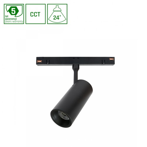 10W SMART LED Schienenspot - 950lm, 3000K, weißer Rand