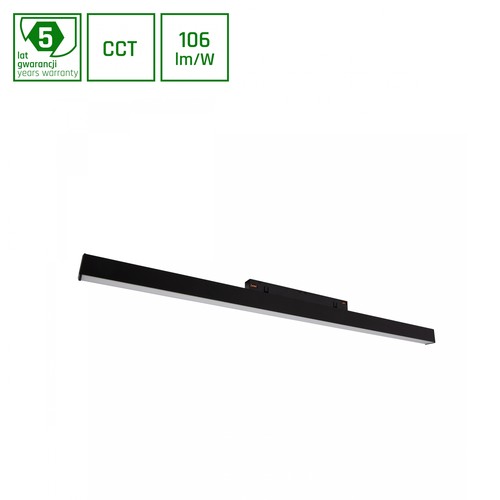 17W Shift Line M Schienenspot für 48V - CCT, 1800lm, 48V DC, schwarz