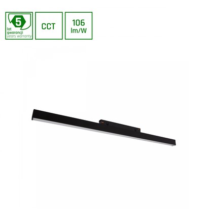 17W Shift Line M Schienenspot für 48V - CCT, 1800lm, 48V DC, schwarz
