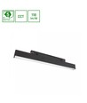 8W SYSTEM SHIFT LINE S Schienenspot, 48V - CCT, 123lm/W, 48V DC, CLICK & SHIFT System