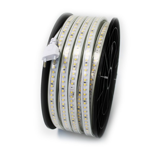 50m Arbeitslicht 230V LED-Streifen - IP65, 120 LED/m, 4,8W/m, 480 lm/m