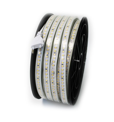 50m Arbeitslicht 230V LED-Streifen - IP65, 120 LED/m, 4,8W/m, 480 lm/m