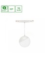 5W Ø10cm 48V Schienenspot für Magnetschiene - CCT, 85cm hoch, schwarz, 48V DC