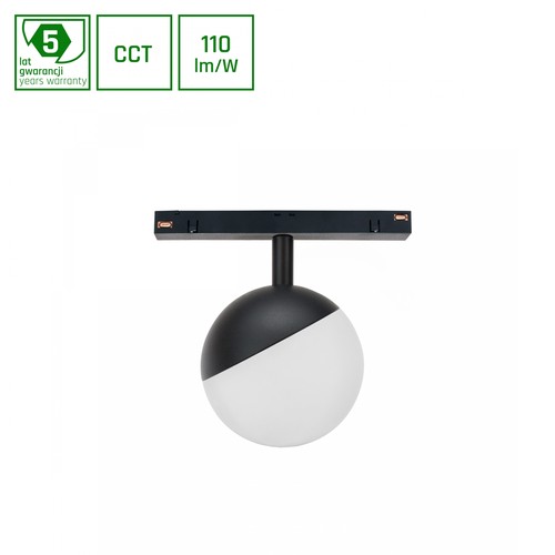 5W Ø10cm Shift Schienenspot für 48V - CCT, 48V DC, 400lm, für Niedervolt-Schienensystem