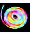 2,5m RGBIC Neon Flex Komplett-Set - USB, Bluetooth App, Fernbedienung, inkl. Montage, 7x15 Neonflex