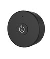 LEDlife rWave schwarze runde Mini-Fernbedienung - 1 Zone, inkl. Magnethalter