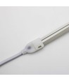 Stecker für 8x16 CLIP-ON 24V Neon Flex LED - Inkl. Endkappe, IP67, 24V