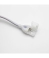 Stecker für 8x16 CLIP-ON 24V Neon Flex LED - Inkl. Endkappe, IP67, 24V