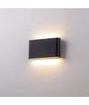 12W DuoLume Wandleuchte - Rechteck, IP65, schwarz, Up/Down, Innen/Außen, inkl. Leuchtmittel
