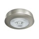 LEDlife Unni68 Aufbauring - Gebürsteter Stahl, Ø6,8 cm