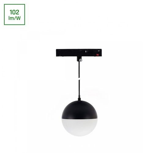 SHIFT Basic - Globe P, Kugellampe, Pendel, 90mm, 10W, 2700K, Schwarz