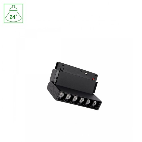6W SYSTEM SHIFT BASIC GRID XS Schienenstrahler, 48V - 24°, 2700K, UGR
