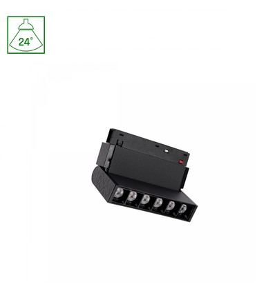6W SYSTEM SHIFT BASIC GRID XS Schienenstrahler, 48V - 24°, 2700K, UGR