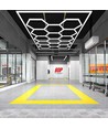 591W RA95 Hexagon LED 14 Felder + Rahmen Komplettset - Inklusive Stromanschluss