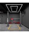 288W RA95 Lichtgitter LED 2 Rahmen Komplettset Hexagon - Inkl. Stromanschluss