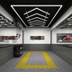 384W RA95 Lichtgitter LED + Rahmen Komplettset (Hexagon) - Inkl. Stromanschluss