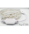 5 m wasserdichter Reitplatz-Streifen (Typ X-2) - 230V, IP67, 1300lm/m, 10W/m, kann alle 10 cm gekürzt werden