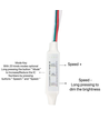 Mini-Controller für Lauflichteffekt LED-Streifen - Kabelsteuerung
