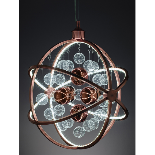 Galaxy Pendelleuchte 20W Dimmbar in Kupfer - Nielsen Light