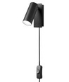 Ego LED Wandleuchte 4,5W in Schwarz, Nielsen Light