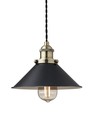 NEKSØ Pendelleuchte E27 in Messing/Schwarz - Nielsen Light