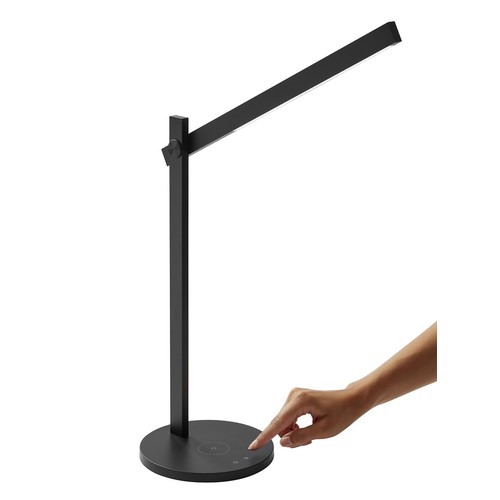 Edge LED Tischlampe mit Touch-Dimmer & USB-Ladegerät - Nielsen Light